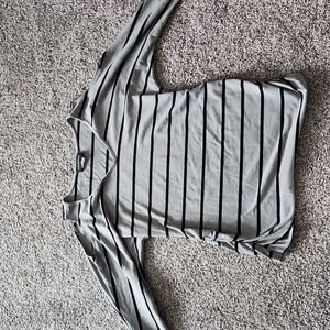 3/4 Length Cold Shoulder Maternity Top